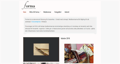 Desktop Screenshot of formaumea.com