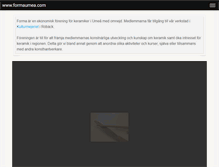 Tablet Screenshot of formaumea.com